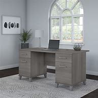 Image result for Grey or White Modern Office Desk