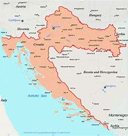 Image result for Map of Croatia Area