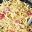 Image result for Bowl of Pasta with Cream Sauce