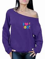 Image result for 80s Sweatshirts Women