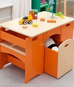 Image result for Kids Table with Storage
