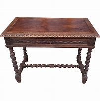 Image result for Small Antique Oak Writing Desk