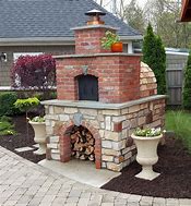 Image result for Brick Wood Fired Pizza Oven