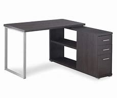Image result for L-shaped Desk with Angled Corner