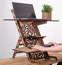 Image result for Wooden Adjustable Laptop Desk