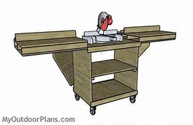 Image result for Free Miter Saw Stand Plans