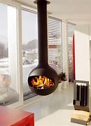 Image result for Free Standing Gas Fireplace