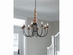 Image result for Living District Enzo 6 Light Black And Brass Pendant, Black/Brass By Ashley Homestore, Lighting > Pendants. On Sale - 49% Off