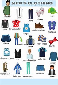 Image result for Different Types of Clothing
