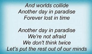 Image result for Tomorrow's Gonna Be Another Day Lyrics