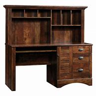 Image result for Sauder Cherry Desk with Hutch