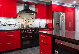 Image result for White Kitchen with Blue Appliances