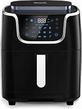Image result for Powerxl 7 Quart Air Fryer Steamer | Black | One Size | Fryers Air Fryers | Non-Stick