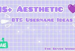 Image result for Aesthetic BTS Usernames