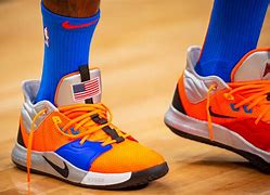 Image result for Paul George Shoes Size 1 Youth Basketball
