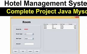 Image result for Hotel Management System Project in Java