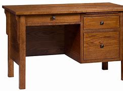 Image result for Wood Desk with Drawers Amish