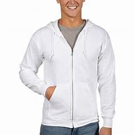 Image result for White Zip Up Hooded Sweatshirt
