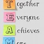 Image result for Motivational Quotes On Teamwork Black and White