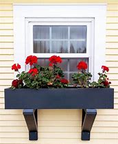 Image result for Wooden Window Boxes Planters