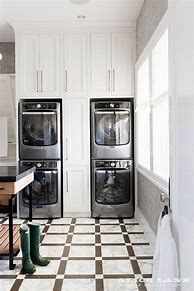 Image result for Double Washer and Dryers Same Room