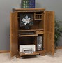 Image result for Corner Computer Cabinet with Doors