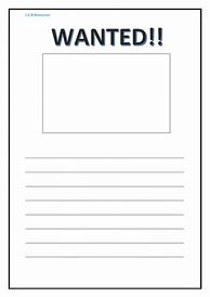 Image result for Empty Wanted Poster Template