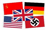 Image result for WW2 Allies and Axis Flags