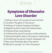 Image result for Obsessive Love Disorder Symptoms