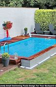 Image result for Small Yard Swimming Pools