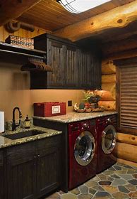 Image result for Rustic Laundry Room with Shower Stall
