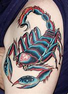 Image result for Scorpion Tattoos Black and Blue