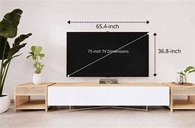 Image result for Dimensions of a 75 Inch Flat Screen TV