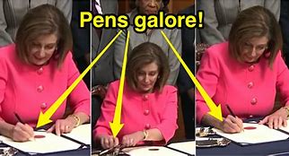 Image result for Pelosi Pen Typo