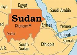 Image result for World Map with Sudan