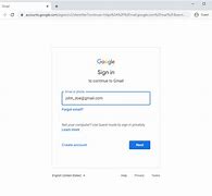 Image result for Gmail Username and Password