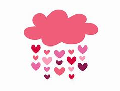 Image result for Cloud Raining Hearts