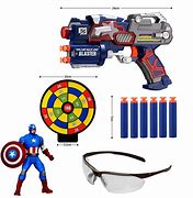 Image result for Captain America Nerf Gun