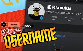 Image result for Rare Roblox Usernames