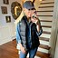 Image result for Sweatshirt Puffer Vest Outfit