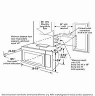 Image result for Over the Range Microwave Oven Dimensions