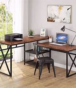 Image result for solid wood l shaped corner desk