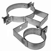 Image result for Black Metal Hangers for Pipe