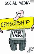Image result for Social Media Censorship Cartoon
