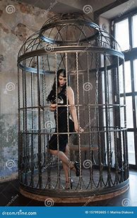 Image result for Woman in Hanging Cage