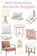Image result for Rose Gold Home Decor Accents