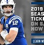 Image result for Colts Game Ticket