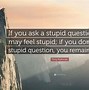 Image result for Quotes About People Asking Stupid Questions