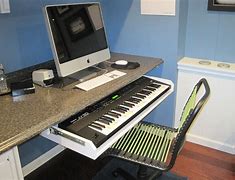 Image result for MIDI-keyboard Desk