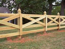 Image result for Different Types of Wood Yard Fences